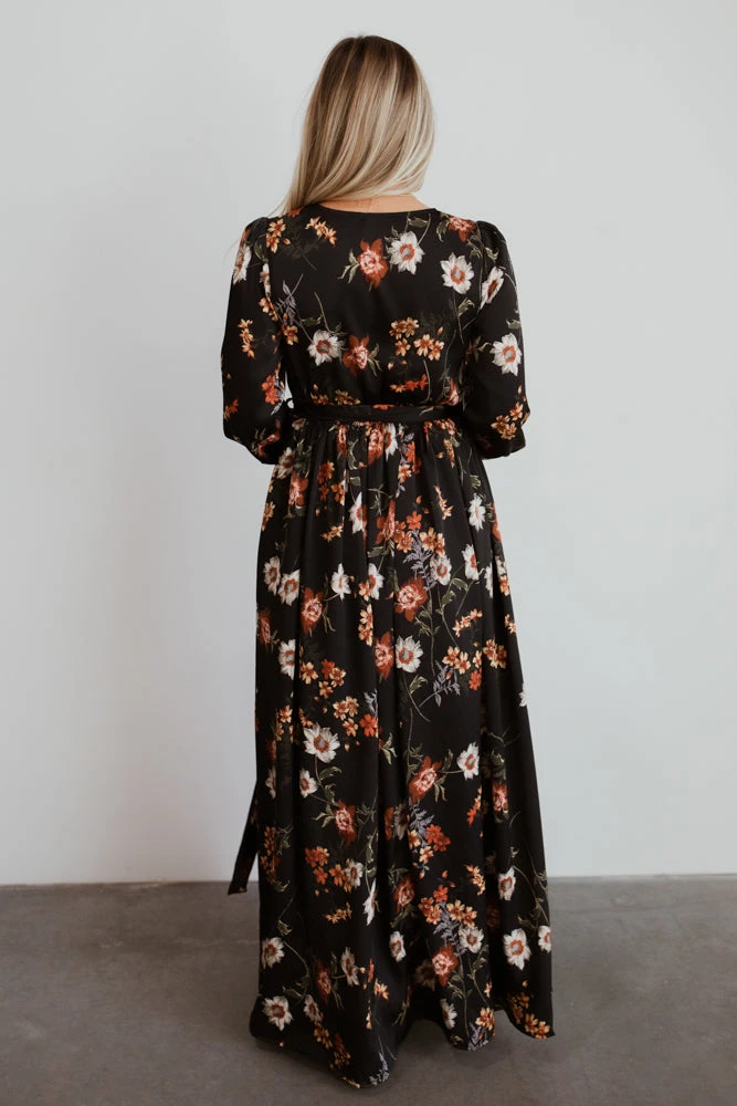 BB Custom Dresses Jenna Maxi Dress | Black Floral 6 BB Custom Dresses Jenna Maxi Dress | Black Floral