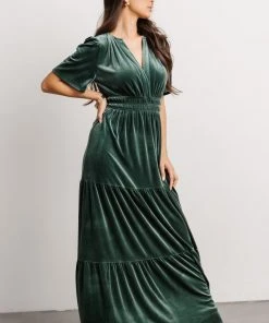 RR Artemis Velvet Maxi Dress | Deep Lagoon Dresses
