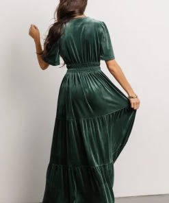 RR Artemis Velvet Maxi Dress | Deep Lagoon Dresses