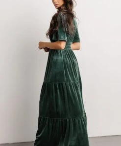 RR Artemis Velvet Maxi Dress | Deep Lagoon Dresses