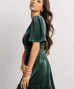RR Artemis Velvet Maxi Dress | Deep Lagoon Dresses