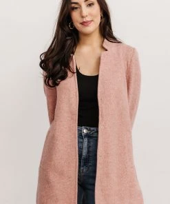 BS Tops Knoll Notch Jacket | Vintage Rose