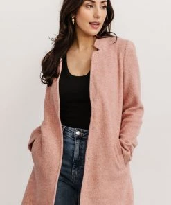 BS Tops Knoll Notch Jacket | Vintage Rose