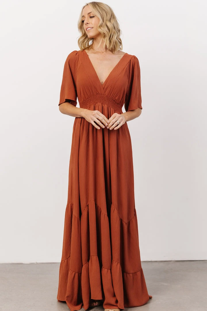Dresses Delilah Maxi Dress | Terracotta 1 Dresses Delilah Maxi Dress | Terracotta