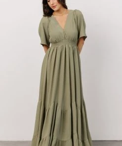 RR Delilah Maxi Dress | Dusty Olive