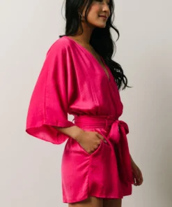 DD Vacation Joan Romper | Fuchsia