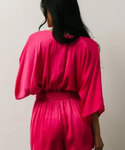DD Vacation Joan Romper | Fuchsia