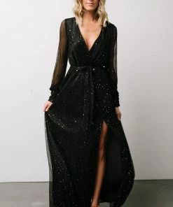 BB Custom Dresses Abigail Sparkle Gown | Black