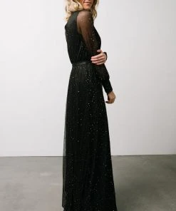 BB Custom Dresses Abigail Sparkle Gown | Black