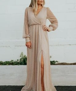 BB Custom Dresses Abigail Sparkle Gown | Champagne