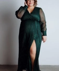 BB Custom Abigail Sparkle Gown | Emerald Dresses