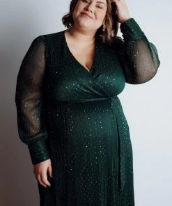 BB Custom Abigail Sparkle Gown | Emerald Dresses