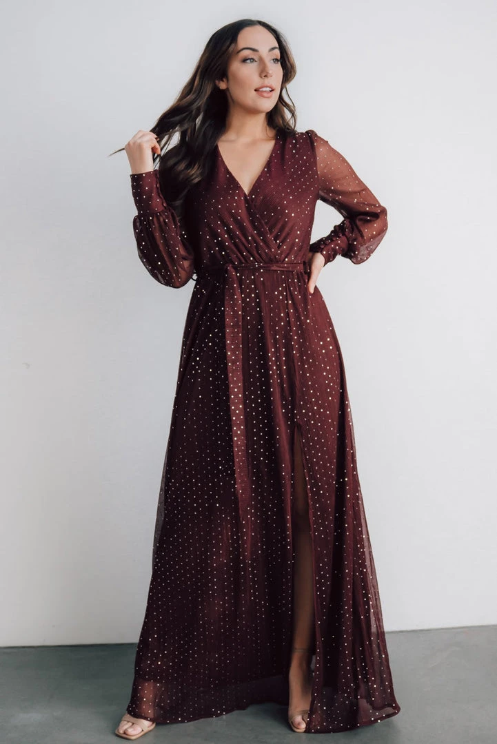 BB Custom Dresses Abigail Sparkle Gown | Mulberry 2 BB Custom Dresses Abigail Sparkle Gown | Mulberry