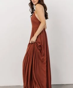 SL Adelaide Gown | Terracotta