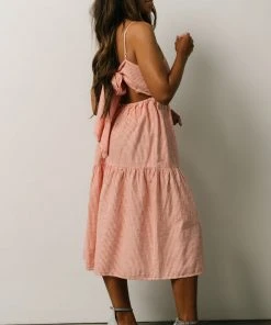 BS Dresses Alaska Open Tie Back Midi Dress | Clay