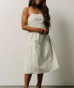 BS Dresses Alaska Open Tie Back Midi Dress | Light Green