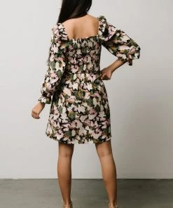 BS Dresses Alastair Smocked Mini Dress | Multi Print