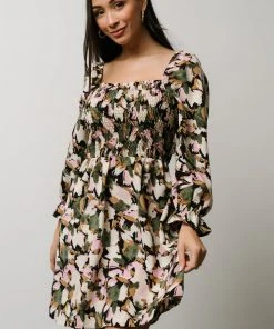 BS Dresses Alastair Smocked Mini Dress | Multi Print