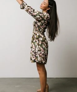 BS Dresses Alastair Smocked Mini Dress | Multi Print