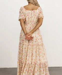 BB Custom Alice Smocked Maxi Dress | Blossom Print Dresses