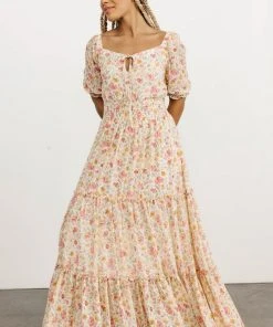 BB Custom Alice Smocked Maxi Dress | Blossom Print Dresses