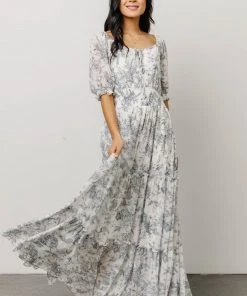 BB Custom Alice Smocked Maxi Dress | Blue Print