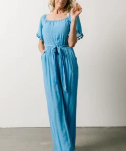 DD Althea Boho Jumpsuit | Sky Blue