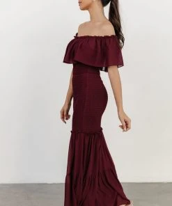 JH Dresses Amalfi Smocked Maxi Dress | Mulberry