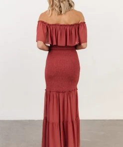 JH Amalfi Smocked Maxi Dress | Rose Dresses