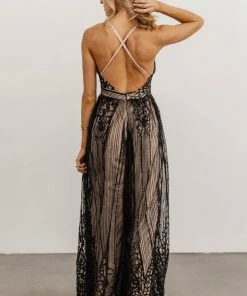 RR Anastasia Gown | Black Sequin Dresses