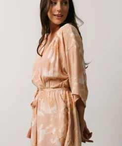 DF Anya Palm Leaf Romper | Natural Boho