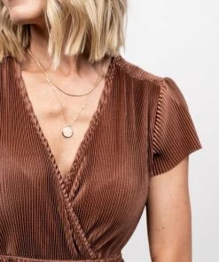 BB Custom Dresses Athena Pleated Maxi Dress | Bronze 17 BB Custom Dresses Athena Pleated Maxi Dress | Bronze