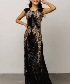 RR Azura Gown | Black And Gold 22 RR Azura Gown | Black And Gold