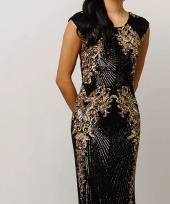 RR Azura Gown | Black And Gold 23 RR Azura Gown | Black And Gold