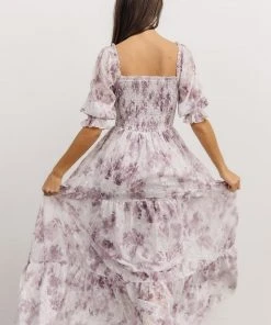 BB Custom Bailey Eyelet Maxi Dress | Lavender Dresses