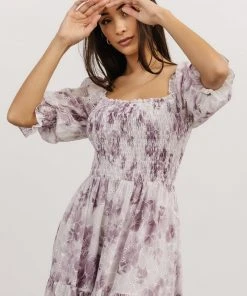 BB Custom Bailey Eyelet Maxi Dress | Lavender Dresses