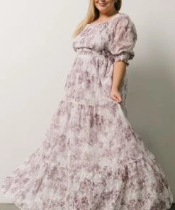 BB Custom Bailey Eyelet Maxi Dress | Lavender Dresses