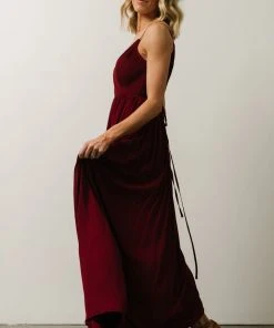 Soi Beatrice Maxi Dress | Wine Dresses