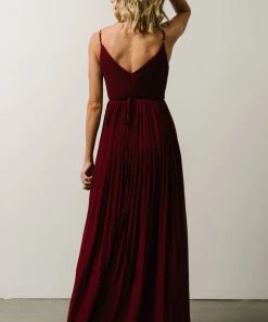Soi Beatrice Maxi Dress | Wine Dresses