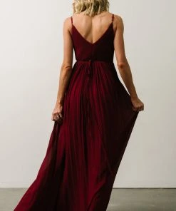 Soi Beatrice Maxi Dress | Wine Dresses