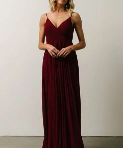 Soi Beatrice Maxi Dress | Wine Dresses