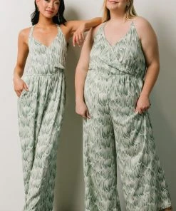 HAY Bethany Jumpsuit | Sage Print Vacation