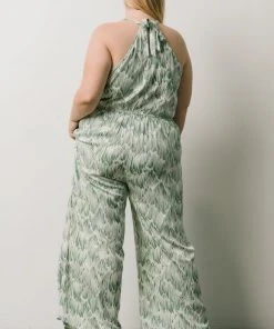 HAY Bethany Jumpsuit | Sage Print Vacation