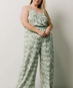 HAY Bethany Jumpsuit | Sage Print Vacation