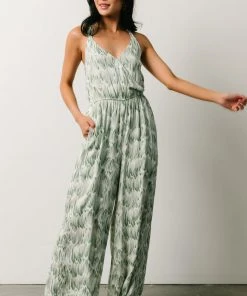 HAY Bethany Jumpsuit | Sage Print Vacation