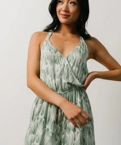 HAY Bethany Jumpsuit | Sage Print Vacation
