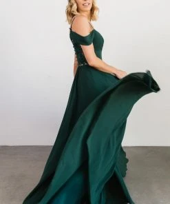 Soi Bianca Lace Maxi Dress | Emerald Dresses