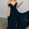 Soi Bianca Lace Maxi Dress | Navy