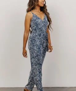 GIL Jumpsuits Bostyn Jumpsuit | Navy Print