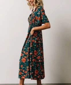 POL Dresses Botega Midi Dress | Jade Multi Floral